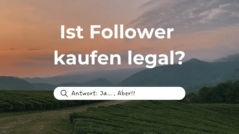 ist follower kaufen legal