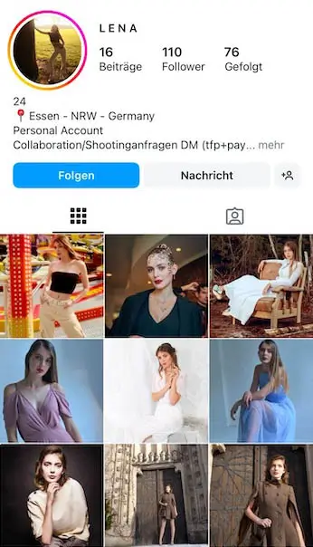 Twitter Follower kaufen - Beispielprofil